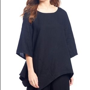 bryn Walker Jessica Light Linen Hi-Low Shirt